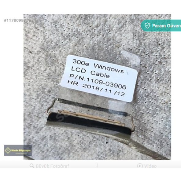 LENOVO CHROMEBOOK 300E 2.NESİL LCD DATA FLEX EKRAN KABLOSU - 2