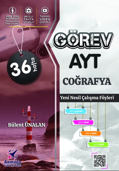 Armada Yayınları Görev Yks Ayt Coğrafya Yeni Nesil Çalışma Föyleri (36 Hafta)