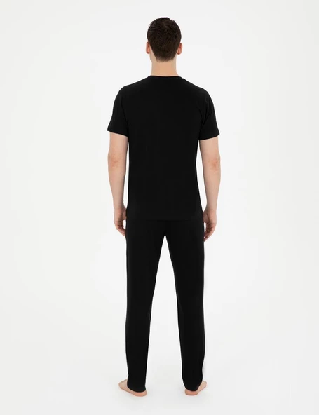 Pierre Cardin 6050 Erkek Kısa Kollu Penye Pijama Takımı - 7