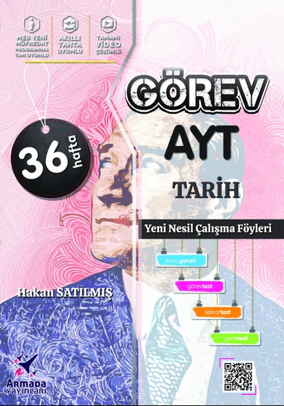 Armada Yayınları Görev Yks Ayt Tarih Yeni Nesil Çalışma Föyleri 36 Hafta