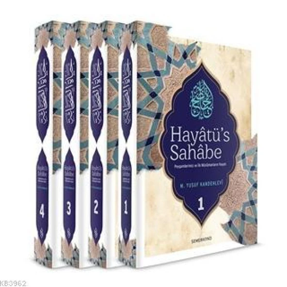 *KAMPANYA*HAYATÜS SAHABE 4 CİLT TAKIM CİLTLİ 2.HM  YUSUF KANDEHLEVİ  SEMERKANT