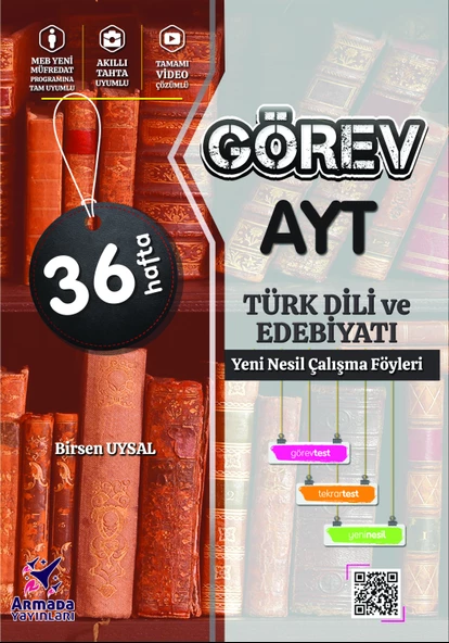 Armada Yayınları Görev YKS AYT Türk Dili ve Edebiyatı Yeni Nesil Çalışma Föyleri (36 Hafta)