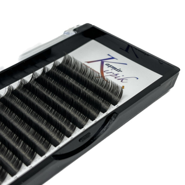 Kaşmir Kirpik Klasik C Kıvrım 0.15 Mm 11 Numara Tek Boy Kirpik - 2