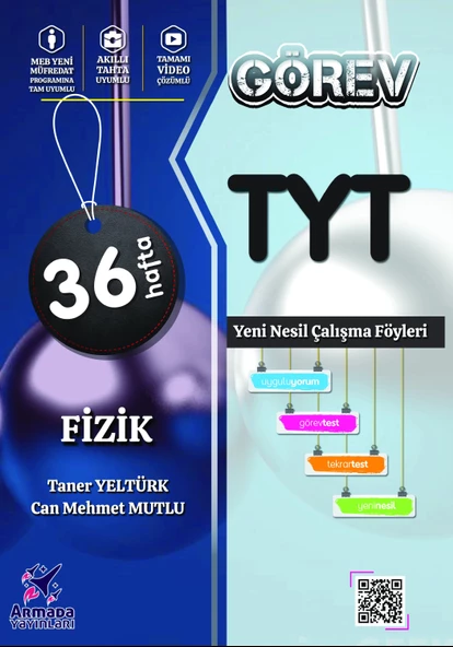 Armada Yayınları TYT Fizik Görev Yeni Nesil Çalışma Föyleri