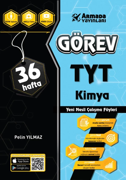 Armada Yayınları Görev YKS TYT Kimya Yeni Nesil Çalışma Föyleri