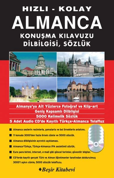 Hızlı Kolay Almanca Konuşma Kılavuzun Dilbilgisi Sözlük Karekod'lu