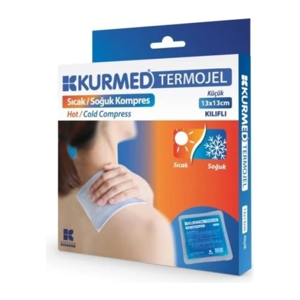Kurtsan Kurmed Termojel Sıcak Soğuk Kompres 13 cm x 13 cm - Kılıflı