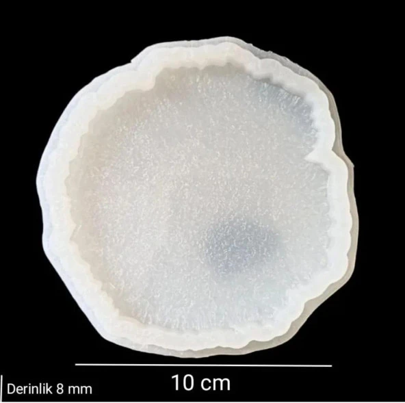 Epoksi Doğal Taş Görünümlü Altlık Kalıbı 10cm derinlik 8  mm