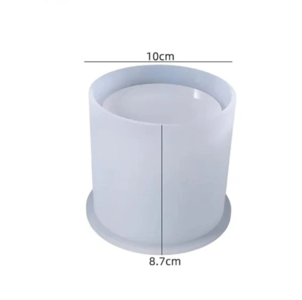 Bardak ve Altı Reçine Epoksi Silikon Kalıbı - Kod:1062 - 3