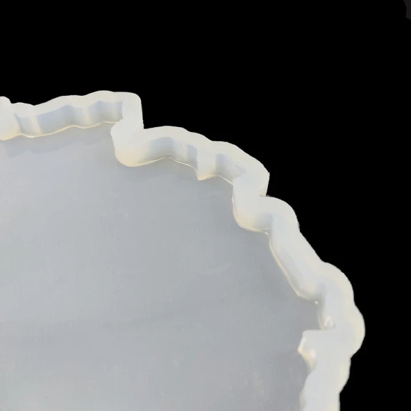 5 ADET Kulplu Bardak Altı - Reçine Epoksi Kalıp - B3 - Resim 3