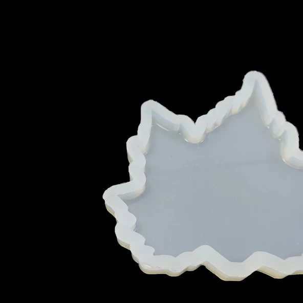 5 ADET Yaprak Bardak Altı - Reçine Epoksi Kalıp - B13 - 2