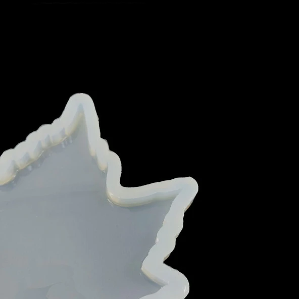 5 ADET Yaprak Bardak Altı - Reçine Epoksi Kalıp - B13 - 3