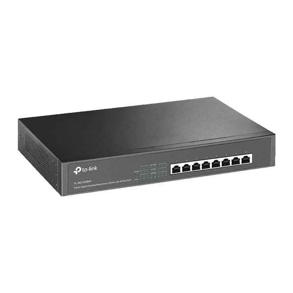 Tp-Link TL-SG1008MP 8Port Gigabit Poe Switch - Resim 2