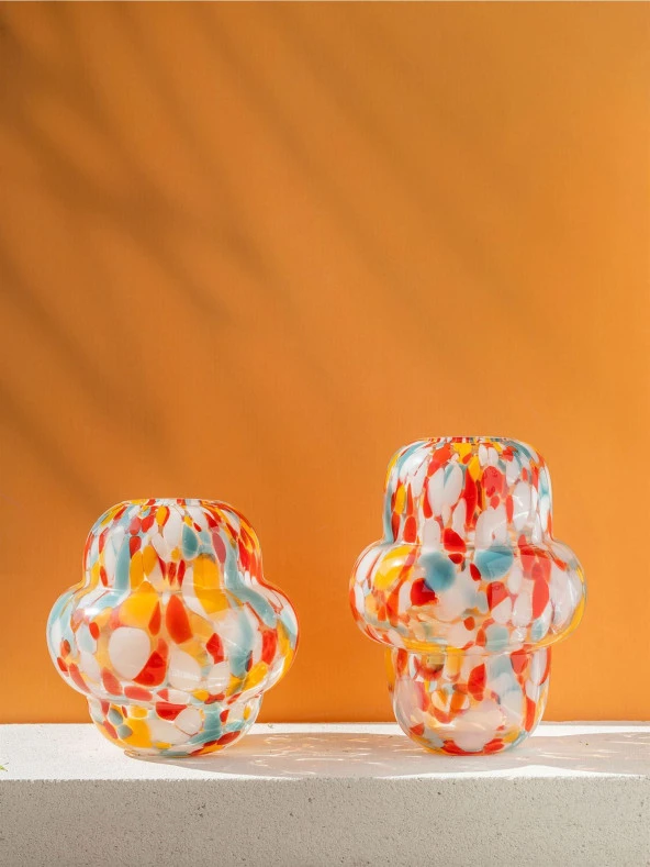 The Mia Colored Cam Vazo 19x27 cm VZO0062 - 3