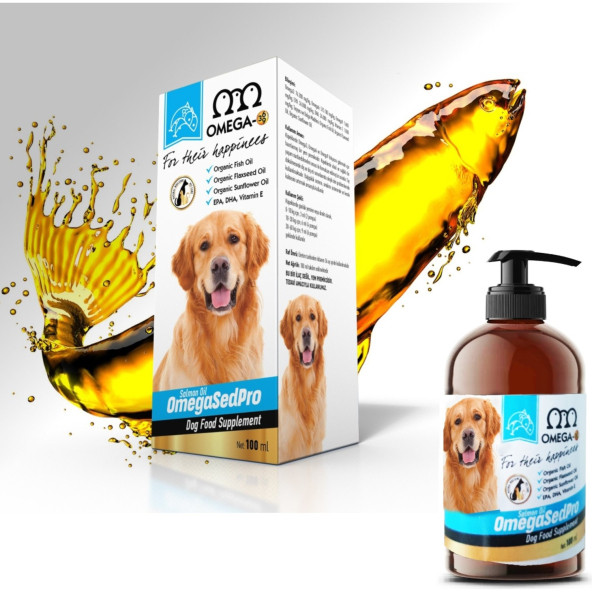 Omega Sed Pro Somon Balık Yağı 100ml + Amore Puppy Kuzu Etli Yavru Köpek Konservesi 4x400g - 2