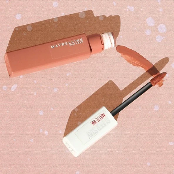 Maybelline New York Super Stay Matte Ink Unnude Likit Mat Ruj - 60 Poet - Nude - 7