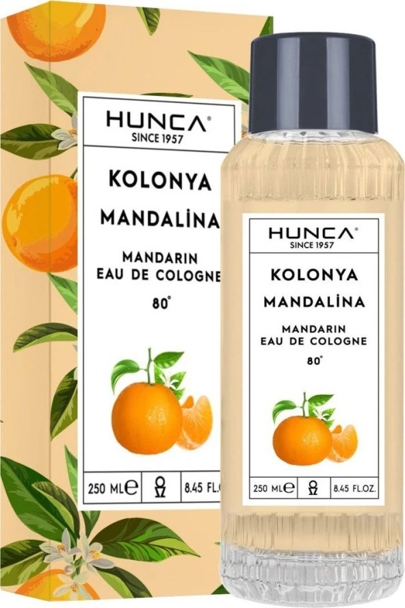 Hunca Mandalina Kolanyası 250 ml Cam Şişe