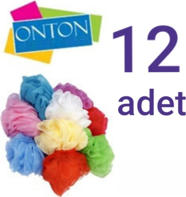 Onton Banyo Duş Lifi 35 G 12'li Çok Renkli