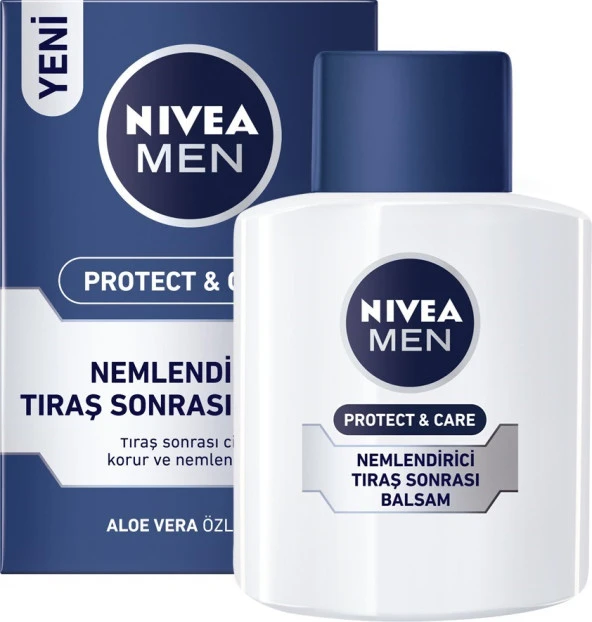 NIVEA Men Protect&Care Nemlendirici Tıraş Sonrası Balsam 100ml,Hızlı Emilir,Normal ve Kuru Ciltler - 2