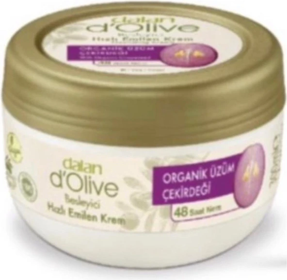 Dalan D'olive Krem Kavanoz 300ML Üzüm Çekirdeği