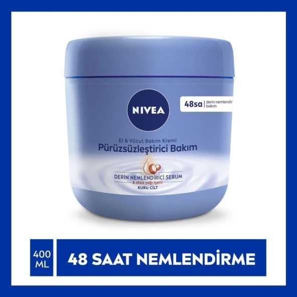 Nivea Pürüzsüzleştirici El & Vücut Bakım Kremi 400 ML