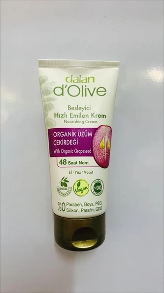 Dalan D'olive Krem Tüp 60ML Üzüm Çekirdeği