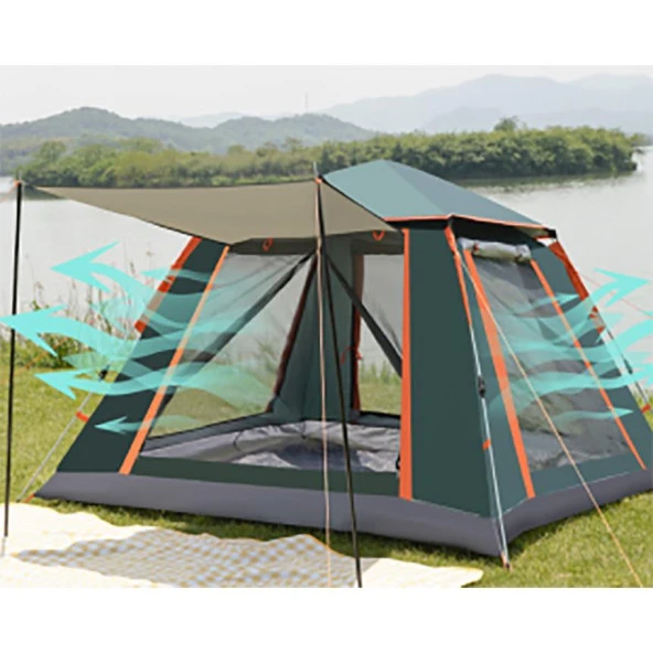 Shufa Tenteli 4 - 6 Kişilik Kamp Çadırı - Resim 2