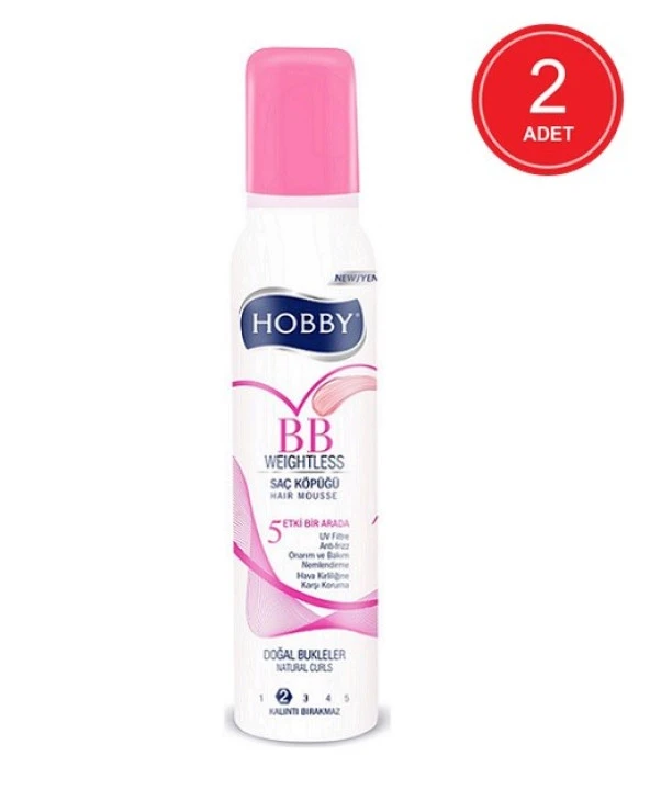 Hobby BB Onarıcı Etkili Saç Köpüğü 2 x 150 ML