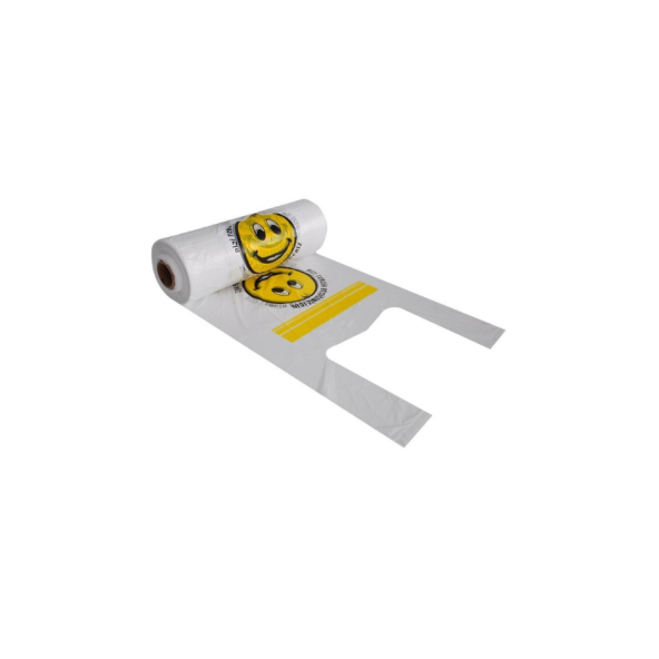 Gülenyüz Baskılı Rulo Poşet Orta Boy 10 Rulo Hışır Atlet Poşet Market Manav Poşeti - 4