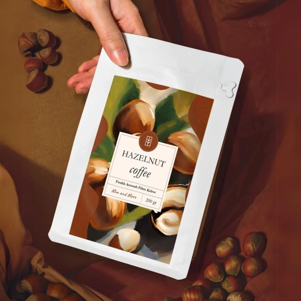 Mim and More Hazelnut Coffee Fındık Aromalı Kahve Filtre Kahve 200 Gr - 2