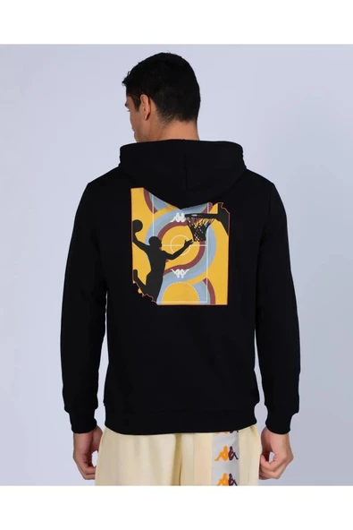 Kappa 341H5WW005 Authentic Graphik Vincent Tk Erkek Sweatshirt - Resim 4