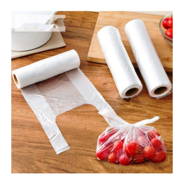 Rulo Poşet Küçük Boy Hışır Atlet Poşet Market Manav Poşeti Çöp Poşeti - 4