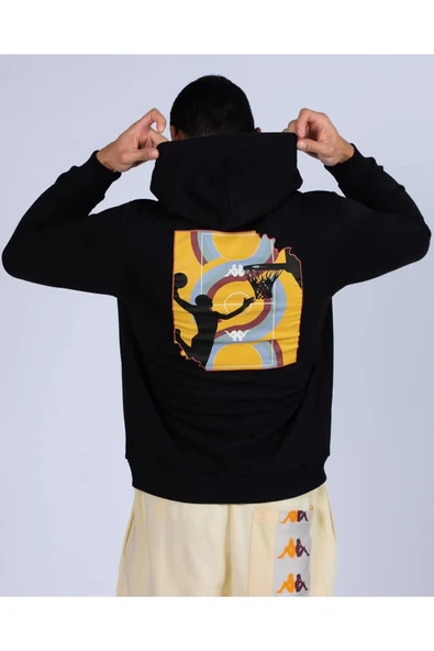 Kappa 341H5WW005 Authentic Graphik Vincent Tk Erkek Sweatshirt - Resim 5