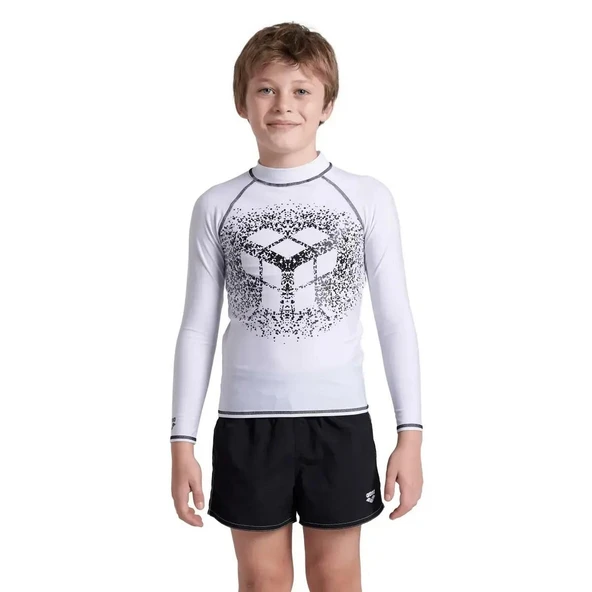 Arena 006296155 Rash Vest L/S Graphic Erkek Çocuk Yüzücü Tişörtü - 2