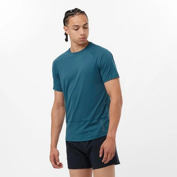 Salomon LC2194600 Cross Run Ss Tee M Erkek Tişört - 1
