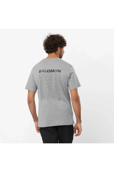 Salomon LC2219600 Graphic Perf Ss Tee M Erkek Tişört - 2
