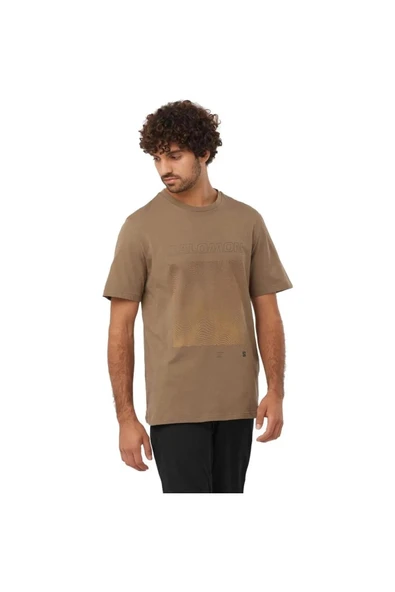 Salomon LC2247100 Graphic Ss Tee M Erkek Tişört - 2