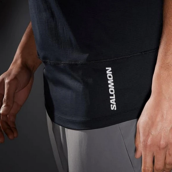 Salomon LC1869400 Cross Run Ss Tee M Erkek Tişört - 3