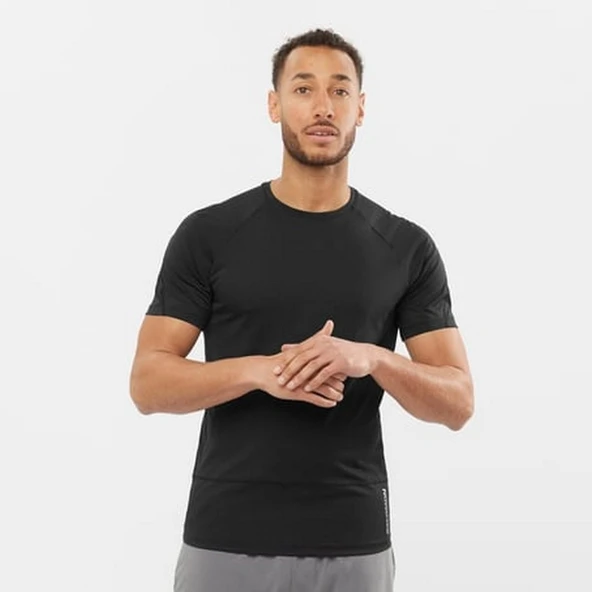 Salomon LC1869400 Cross Run Ss Tee M Erkek Tişört - 1