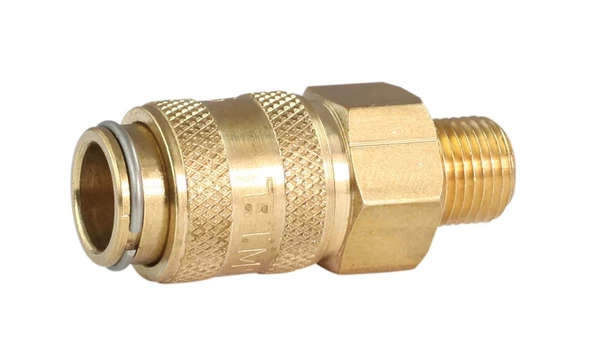 Pnömatik Sarı Stoper Otomatik Rekor Erkek Gövde T21 - 3/8 ürün görseli 1