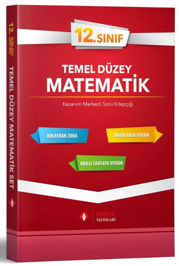 12. Sınıf  Matematik Temel Düzey Tek Kitap Sonuç Yayınları