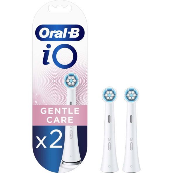 Oral-B İo Gentle Care Beyaz Diş Fırçası Yedek Başlığı 2'Li