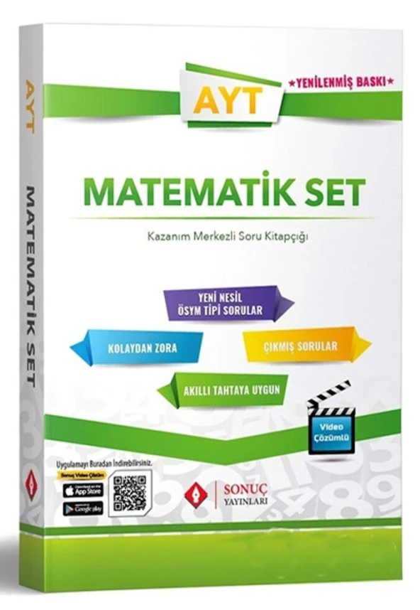 AYT Matematik Kazanım Merkezli Soru Bankası Seti Sonuç Yayınları