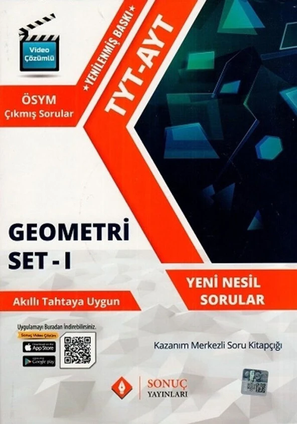 TYT AYT Geometri Set 1 Sonuç Yayınları