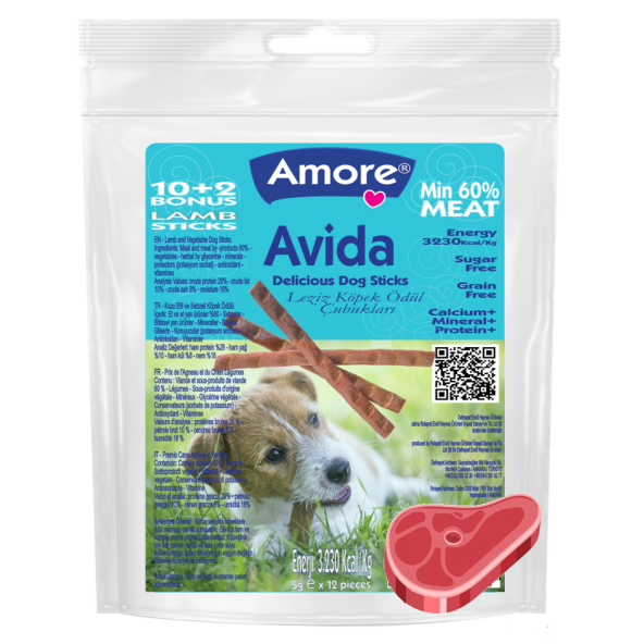 Amore Köpek Brewers 72li Çinko Biotin Tüy Döküm Tableti, Avida 12li Dog Sticks - 3