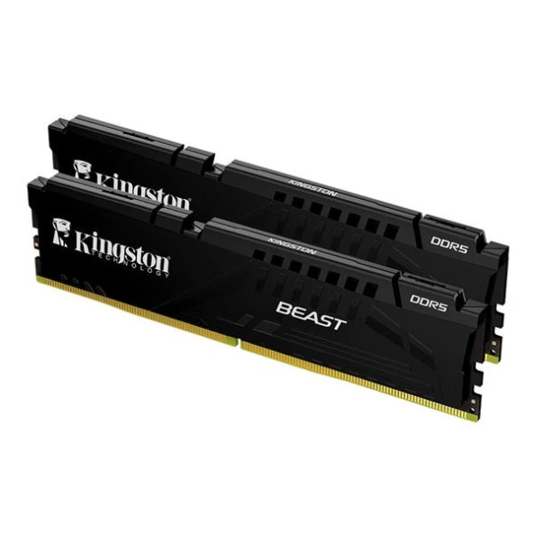 Kingston Beast 64GB DDR5 6400MHz CL32 Masaüstü Performans Ram Kit (2x32GB)