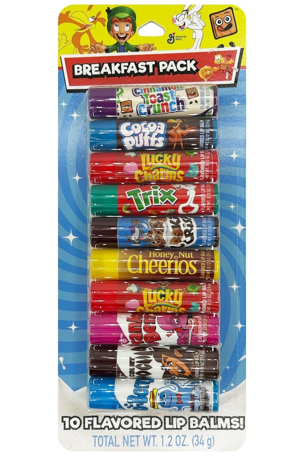 Taste Beauty Breakfast Pack Lip Balm Dudak Balsamı Çeşit Paketi 10 Adet