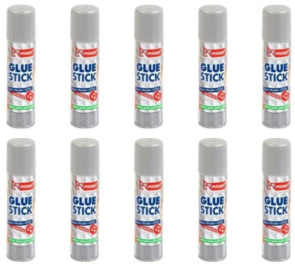 Mikro Stick Yapıştırıcı Solventsiz 9 Gram 10 Adet