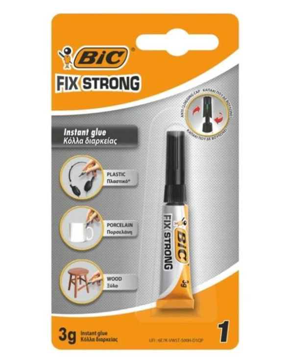 Bic Süper Güçlü 3 gr Japon Yapıştırıcısı