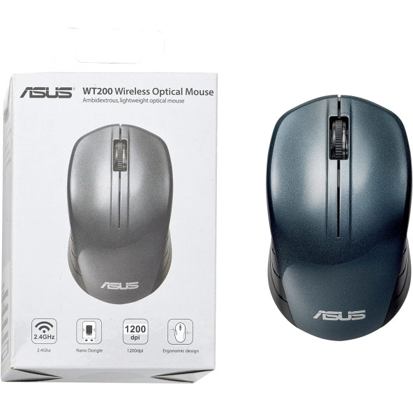 Asus WT200 Ergonomik Optik Kablosuz Mouse - 4